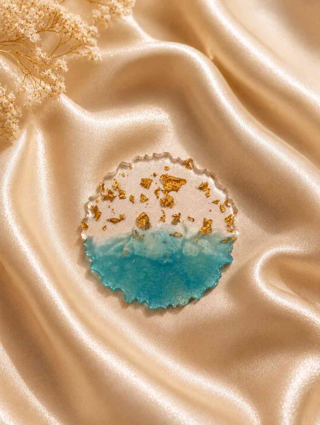 Resin Luxury Tea Coaster (6 Pcs)