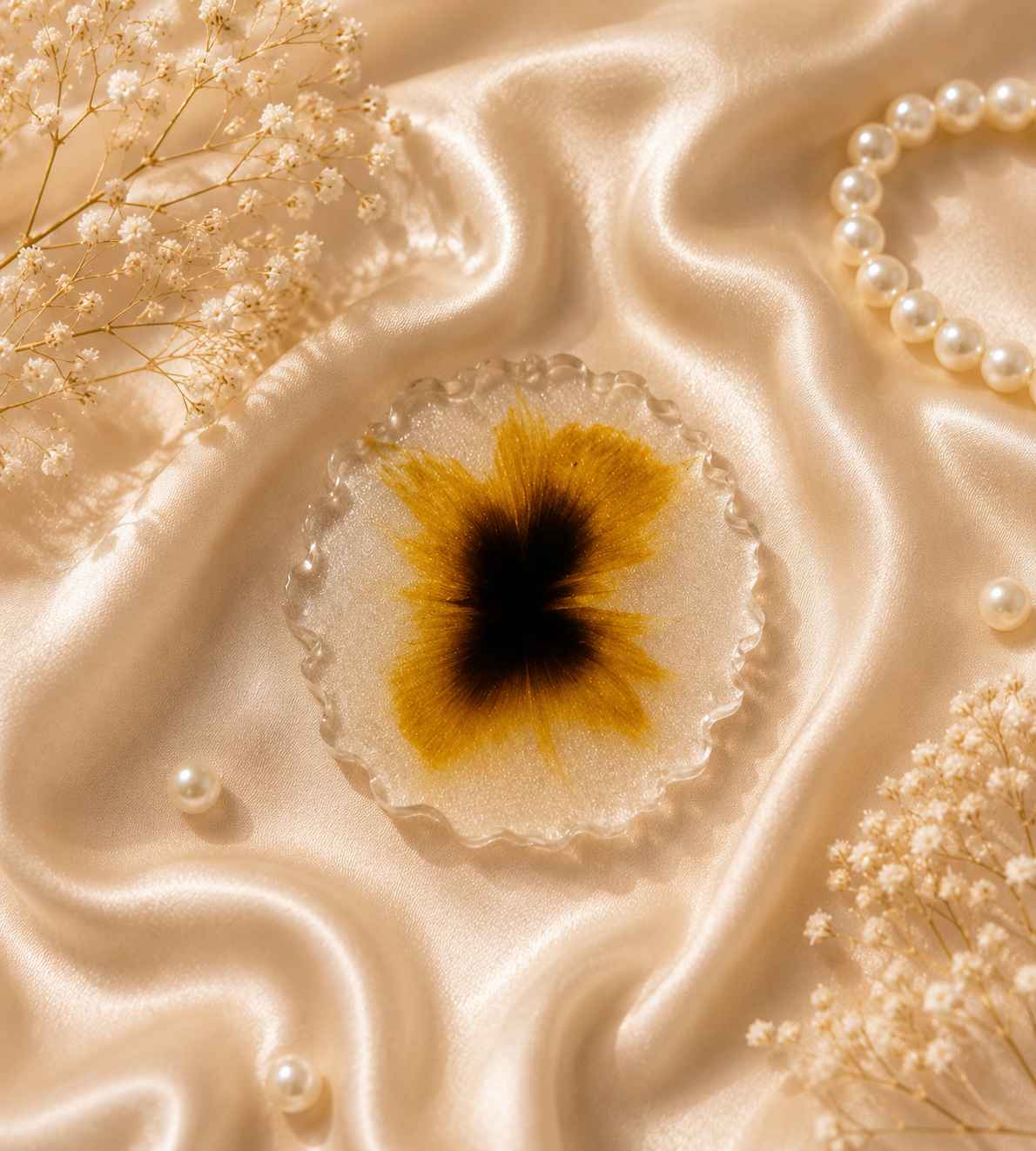 Resin Luxury Tea Coaster (6 Pcs)