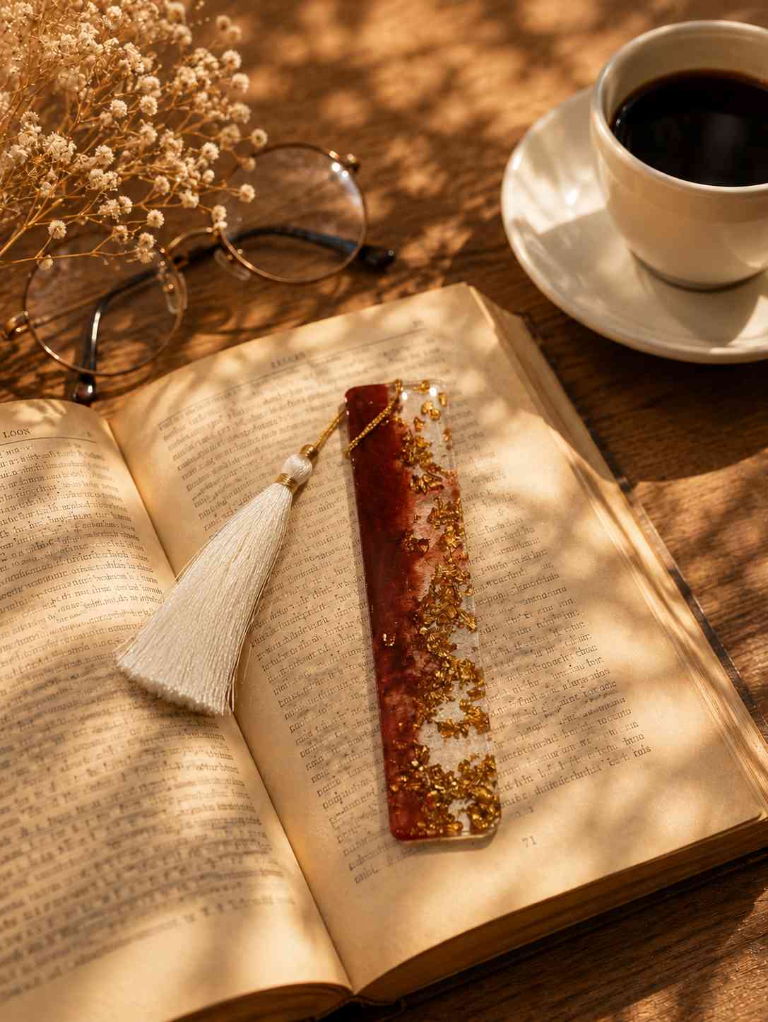 Luxury Handcrafted Resin Bookmark