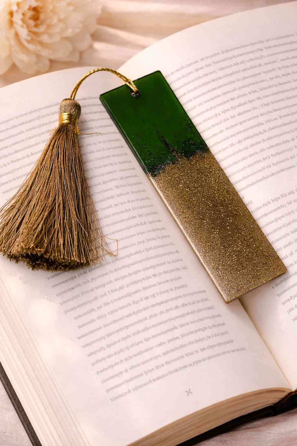 Luxury Handcrafted Resin Bookmark