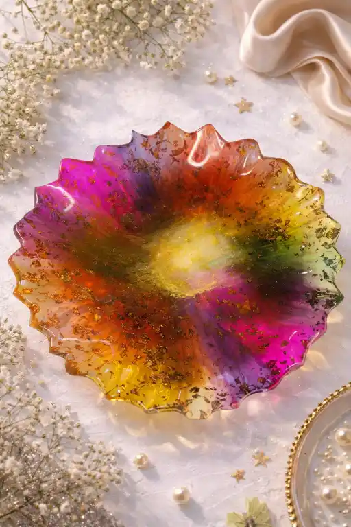 Resin Pooja Thali