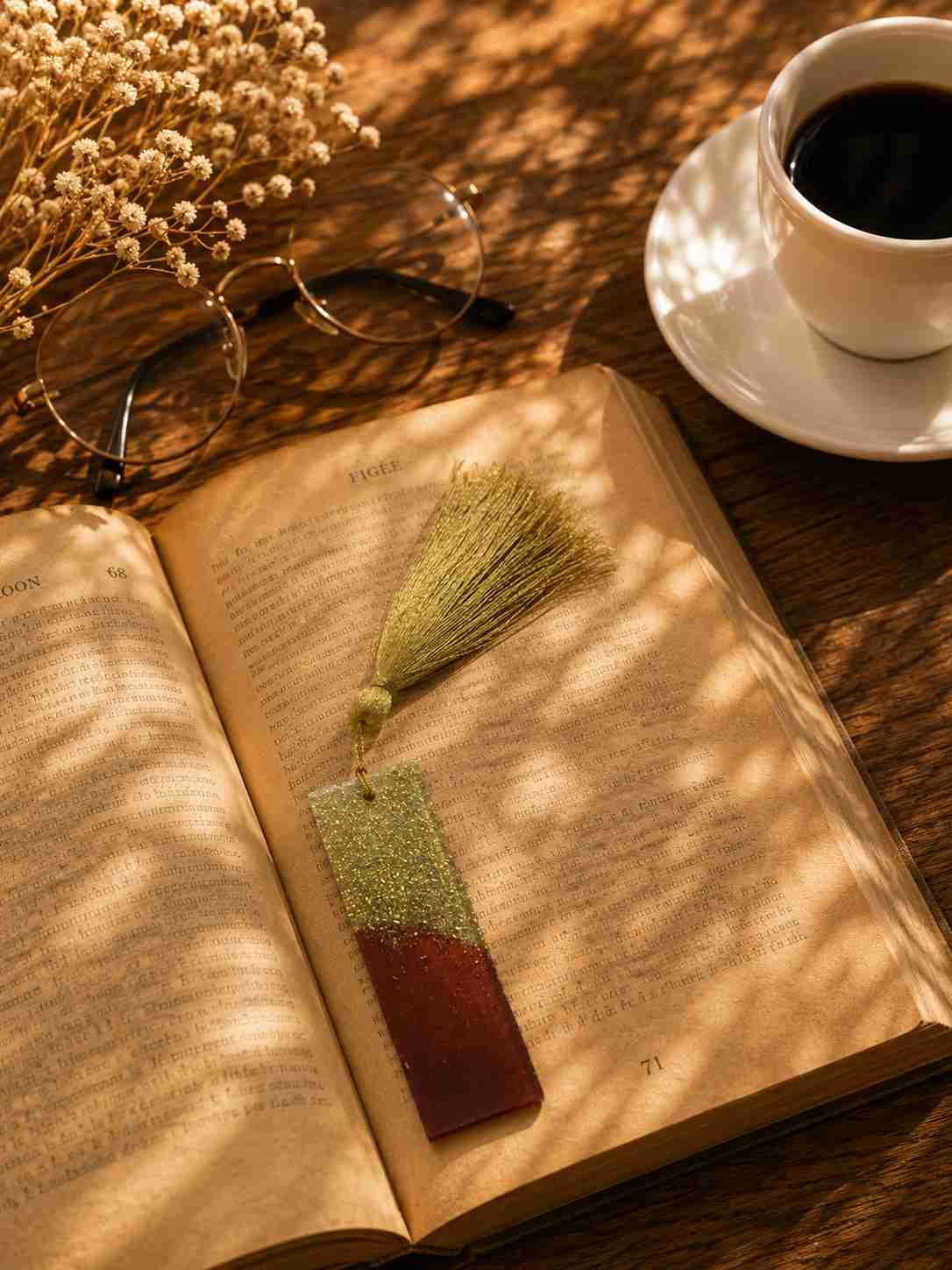 Luxury Handcrafted Resin Bookmark
