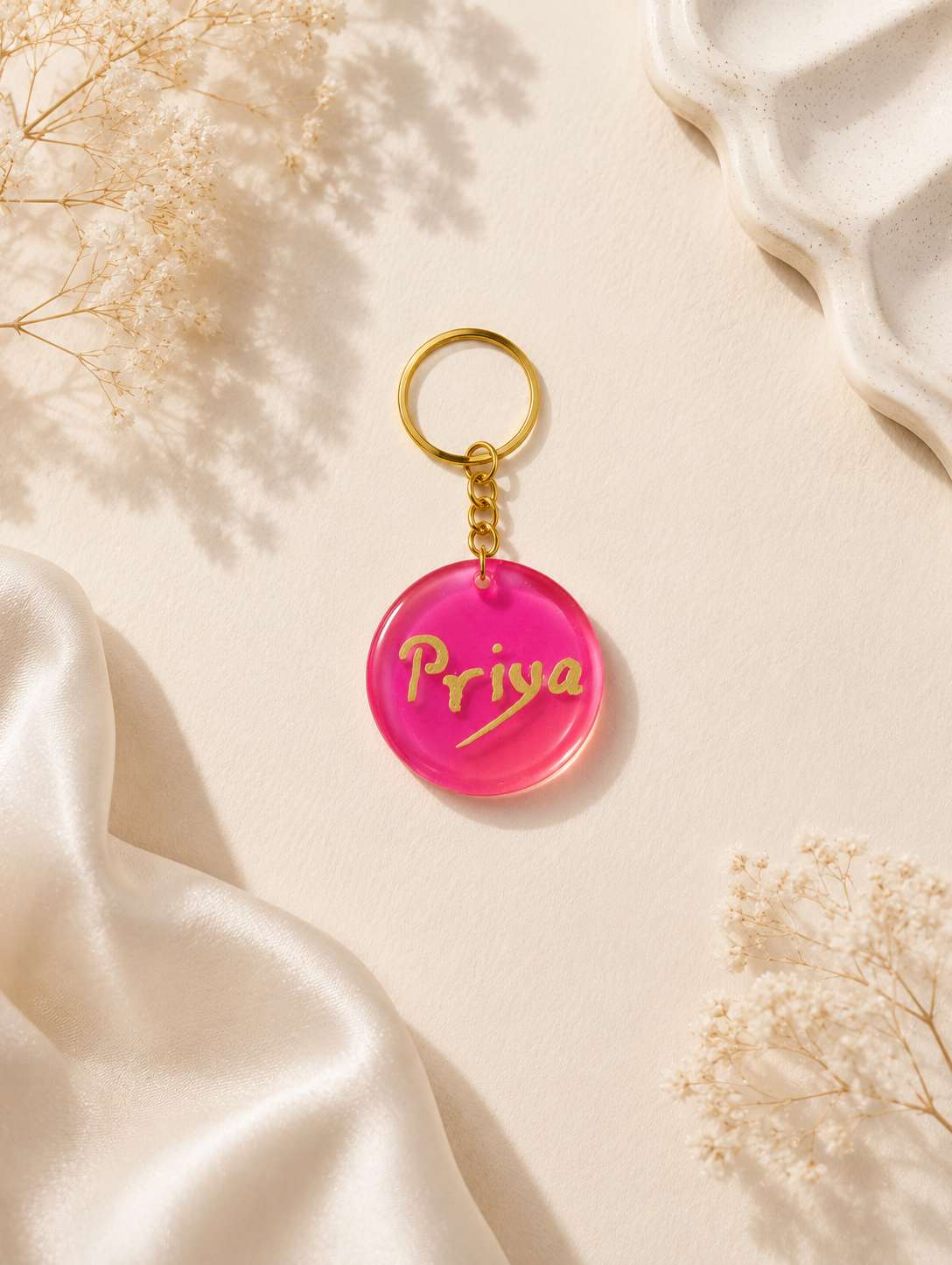 Resin Luxury Keychain