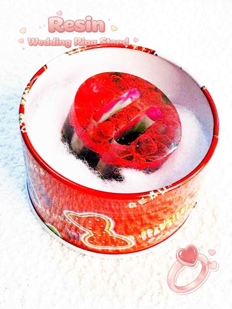 Resin Luxury Wedding Ring Stand