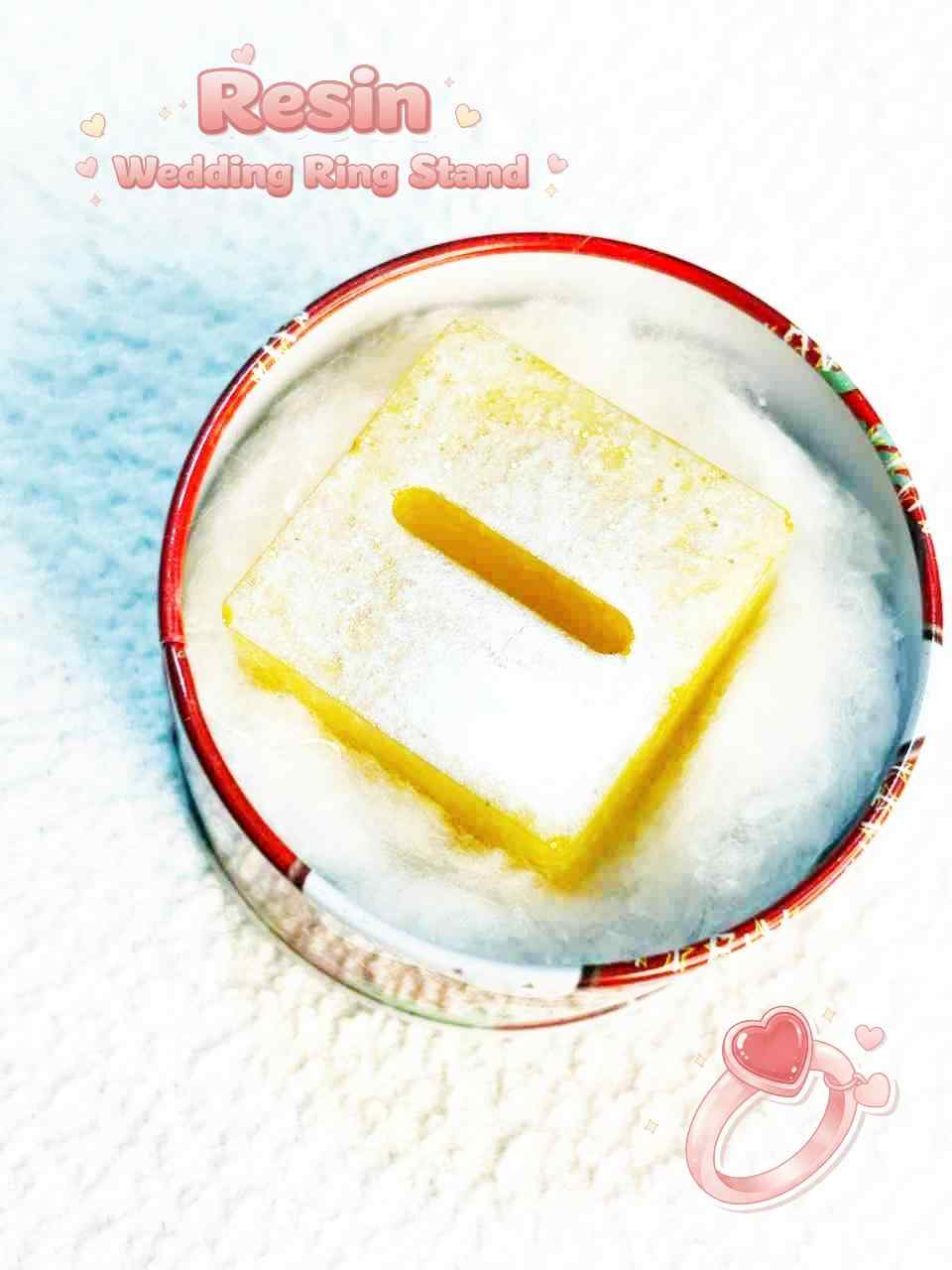 Resin Luxury Wedding Ring Stand