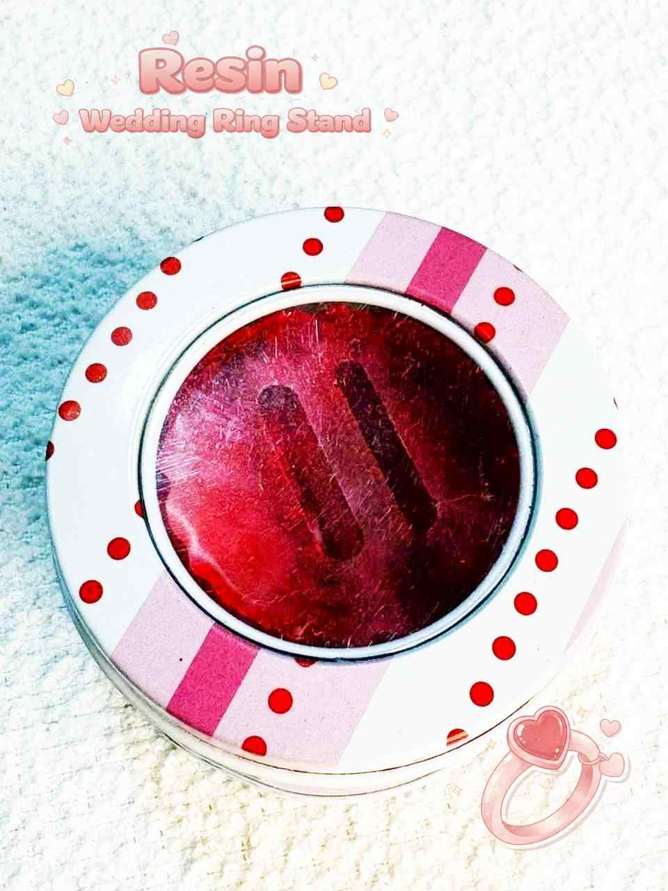 Resin Luxury Wedding Ring Stand