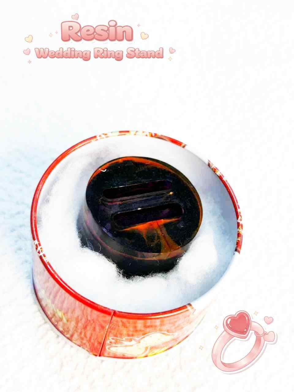 Resin Luxury Wedding Ring Stand