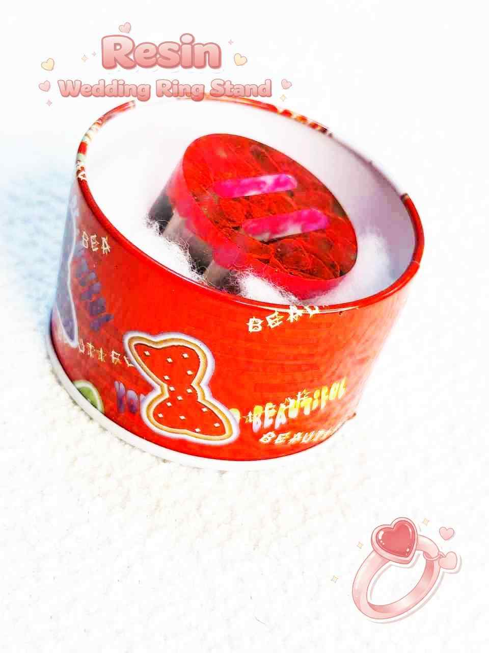 Resin Luxury Wedding Ring Stand